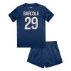 Paris Saint-Germain Bradley Barcola 29 Voetbaltenue Thuis 2024-25 - Kind